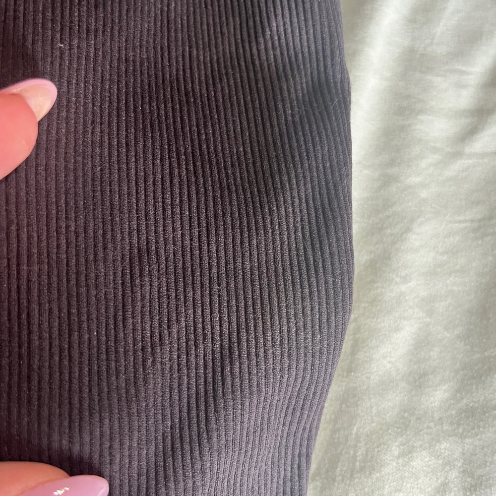 DSG Black Activewear Ribbed Leggings - Picture 3 of 5